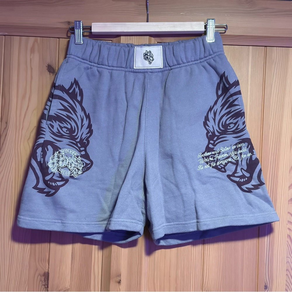Darc Sport Its Not For Everyone Patch Liam Purple Stone Sweat Shorts SMALL